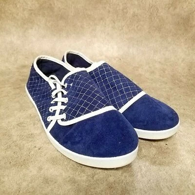 Avon Womens Size 10 Blue Slip On Casual Flats Sneakers - Image 1 of 4