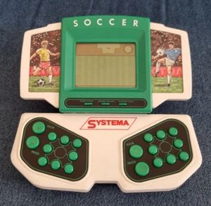 Systema Soccer Handheld Electronic Game - Works but with Issues - Picture 1 of 2