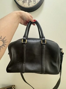 Mango Large Black Tote Handbag Pre owned - Picture 1 of 7