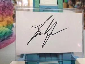 Johnathan Rhys Meyers Signed 3x5 Index Card - Picture 1 of 2