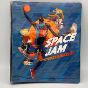 SPACE JAM TUNE SQUAD 3 Ring Binder LeBron James - Bugs Bunny- Tweety - Sylvester - Picture 1 of 15