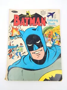 2H Whitman BATMAN Coloring Book 1966 Authorized Edition 1140 128 Pages Vintage - Picture 1 of 11