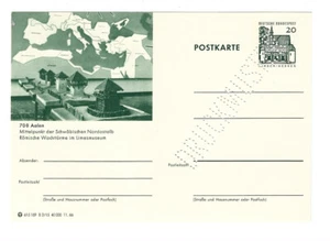 P 91 Picture Postcard Print Pattern 20 Pfennig Lorsch - Aalen Limes ** - Picture 1 of 1