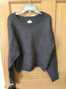 NWT Gymboree Gray Sparkle Pullover Sweater Girls 7/8 - Picture 1 of 1