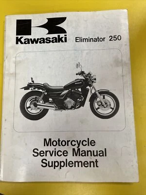 Kawasaki 99924-1093-51 Service Manual Supplement EL EL250 Eliminator 1988 - Image 1 of 4