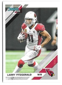 2019 Donruss Football LARRY FITZGERALD Aqueous Test - ARIZONA CARDINALS - #10