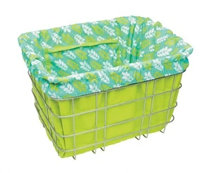 Electra Basket Liner Green/Leaves Inlay für Fahrradkorb Fahrradkorbeinsatz - Bild 1 von 1