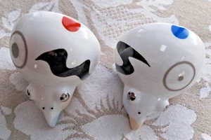 Villeroy & Boch Animal Park Bear Salt & Pepper Shakers Rosemarie Benedikt New - Picture 1 of 7