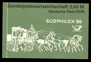 DDR Markenheftchen 8 **, Sozphilex 1985, postfrisch - Bild 1 von 1