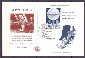 BELGIUM 1969 APOLLO 11 MOONLANDING FDC BL46FDC - Picture 1 of 1