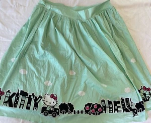 Torrid Women's Hello Kitty Midi Side Pockets Cotton Blend Skirt Size 20 NEW NWT - Picture 1 of 6