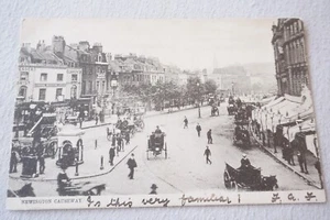 Newington Causeway Tram Tramways Postcard - Picture 1 of 2
