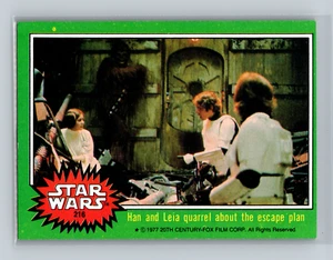 1977 Topps Star Wars Serie 4 # 216 Han & Leia Streit über den Fluchtplan - Bild 1 von 2