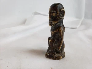 Unusual vintage carved figurine - Indonesia / Borneo ca. 1960s, 2" - Picture 1 of 12
