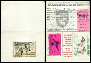 Scott RW39, CA2 1972 Duck Stamps Used on California Hunting License Cat $156+ - Picture 1 of 1