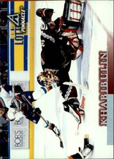1997-98 Pinnacle Coyotes Hockey Card #94 Nikolai Khabibulin