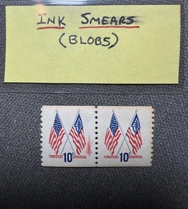 US ERROR 1973 Stamps: #1519a Crossed Flags: Pair. MNH - Picture 1 of 5