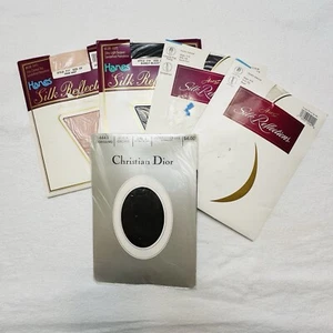 Vtg Lot Size CD Pantyhose Assorted Styles & Colors NOS 5 Packages - Picture 1 of 12