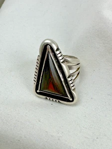 Ring Delbert Vandever NA Sterling Silver 925 Navajo Native American Sz 7.5 - Picture 1 of 12