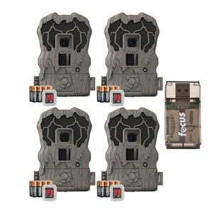 Stealth Cam Browtine Pro Came 20MP Camo Trail Camera 4 Pack Bundle - Picture 1 of 6