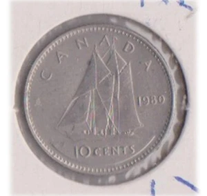 (H205-146) 1980 Canada 10c coin (EU)  - Bild 1 von 1
