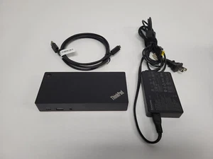 Lenovo ThinkPad Dock (40AS) USB-C 10GBps USB-A 3.1 Gen2, HDMI, DP mit 65W Adapter - Bild 1 von 13