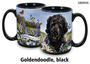 Garden Party Mug - Black Goldendoodle - Picture 1 of 1