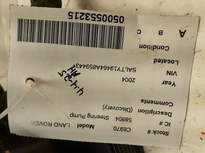 二手动力转向泵 适合:2004 Land rover Discovery Series II Gr — 第 1/4 张图片