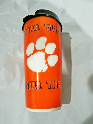 NCAA Clemson Tigers 32 fl oz Travel Tumbler Cup Mug with Lid Cover