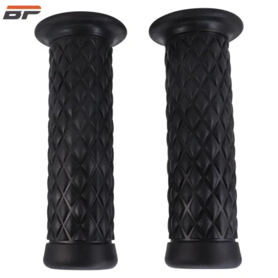 Gel de manillar de extremo de barra de empuñaduras de motocicleta de 7/8"1" para café corredor moto todo terreno Foto 1 de 4