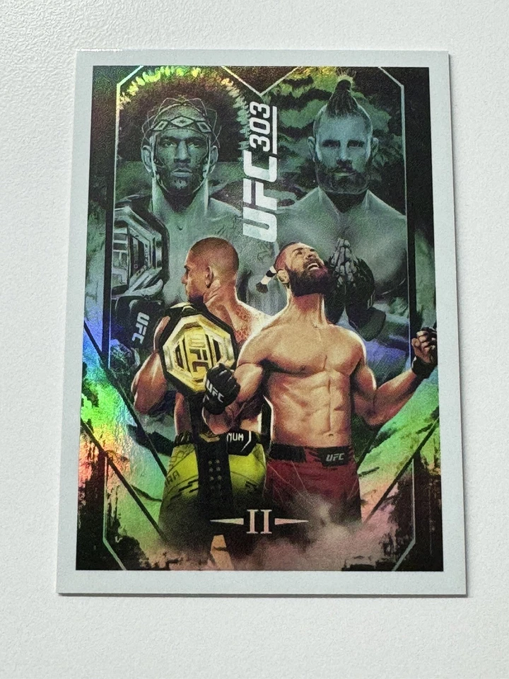 2024 Topps Now UFC 303 Artist Poster SP /303 Pereira Prochazka - Image 1 of 1