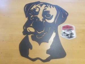 Boxer Metal Wall Art Plasma Cut Home Decor Gift Idea Dog - Picture 1 of 1