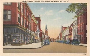 Milton PA Front Street Looking South from Broadway - Picture 1 of 2