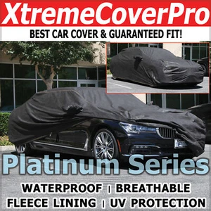 2020 2021 2022 BMW 740I 750I M760I WATERPROOF CAR COVER W/MIRROR POCKET -BLACK - Picture 1 of 11
