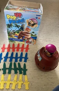 TOMY POP UP PIRATE Childrens Family Fun Kids Pop Up Game (4Yrs+) Complete - Picture 1 of 10