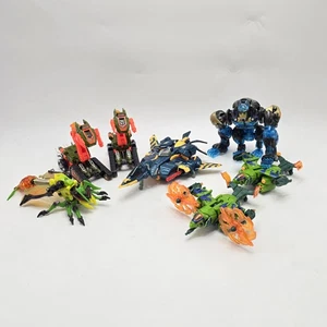 Transformers Beast Machines Lot Of 7 Jetstorm Obsidian & More Near Complete - Picture 1 of 6