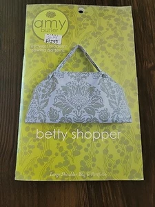 BETTY SHOPPER Large Shoulder Bag & Portfolio SEWING PATTERN by Amy Butler UNCUT - Picture 1 of 2