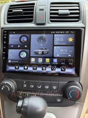 2+64G Android 15 Car Stereo Radio CarPlay For Honda CRV 2007-2011 GPS FM Sat Nav - Image 1 of 4