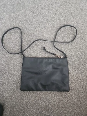 PVC Black Cross Body H&M Bag.  Used - Image 1 of 3