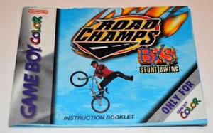 *SOLO MANUALE Road Champs: BXS Stunt Biking Nintendo Gameboy libretto a colori - Foto 1 di 2