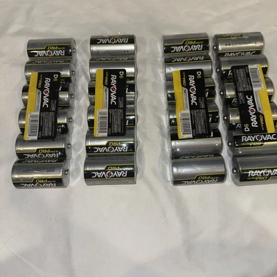 Baterías Rayovac D Ultra Pro pilas alcalinas de celda D (20 cuentas de 4) nuevas Foto 1 de 3