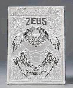 Zeus Playing Card Deck GILDED Silver Edition Limited #14/150 New & Sealed - Picture 1 of 2