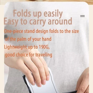 Support T��l��phone Portable Pliable pour iPad et Smartphone Poign��e S��curis�� - Photo 1 sur 13