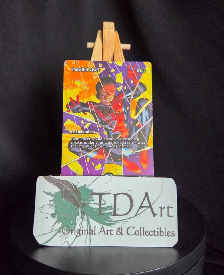 PARALLEL LIVES ~ NM ~ MTG Magic- 0036 MAR Marvel Spider-Man BORDERLESS - Image 1 of 1