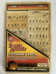 Woodland Scenics ECONOMY PACK N Scale Assorted Worker Accessories - A2062 Read - Picture 1 of 10