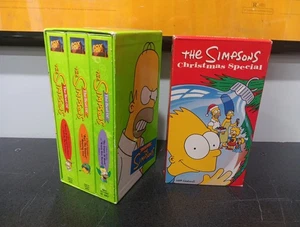 The Simpsons VHS Box Set Best Of AND Simpsons Christmas Special - Picture 1 of 16