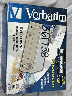 Verbatim DVD+ Producer  DVD+RW/R New In Box With Original Receipt From 2003 - Image 1 of 4