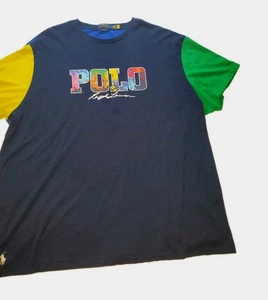 Polo Ralph Lauren Color Block Herren Custom Slim Fit Rundhals T-Shirt Gr. XXL  - Bild 1 von 12