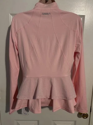 Chaqueta con volantes AceGolfs More Than Basic para mujer golf protección solar rosa talla XS Foto 1 de 4