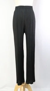 PLEATS PLEASE Black Pants ISSEY MIYAKE 194 3010 - Picture 1 of 6